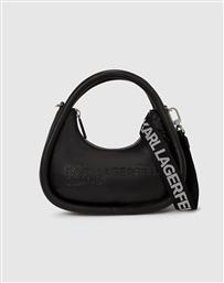 KLJ PUFFY PU TOP HANDLE (ΔΙΑΣΤΑΣΕΙΣ: 25 X 11/18 X 9ΕΚ.) KARL LAGERFELD