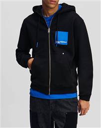 KLJ REG BOX LOGO ZIP HOODIE KARL LAGERFELD