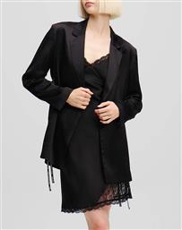 KLJ SATIN TIED BLAZER KARL LAGERFELD