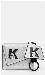 ΠΟΡΤΟΦΟΛΙ + ΜΠΡΕΛΟΚ ΧΡΩΜΑ: ΑΣΗΜΙ, A4W32063 KARL LAGERFELD