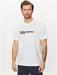 T-SHIRT 235D1707 ΛΕΥΚΟ REGULAR FIT KARL LAGERFELD