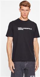 T-SHIRT 235D1707 ΜΑΥΡΟ REGULAR FIT KARL LAGERFELD