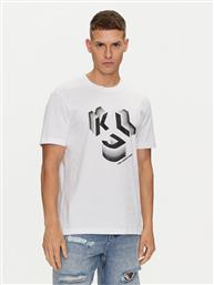 T-SHIRT 241D1708 ΜΑΥΡΟ REGULAR FIT KARL LAGERFELD