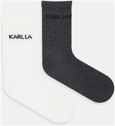 ΚΑΛΤΣΕΣ 2-PACK ΧΡΩΜΑ: ΓΚΡΙ, A4W47025 KARL LAGERFELD