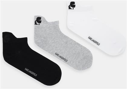 ΚΑΛΤΣΕΣ 3-PACK ΧΡΩΜΑ: ΑΣΠΡΟ, A4M47041 KARL LAGERFELD