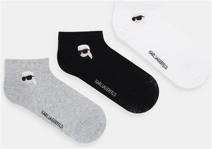 ΚΑΛΤΣΕΣ 3-PACK ΧΡΩΜΑ: ΑΣΠΡΟ, A4W47036 KARL LAGERFELD