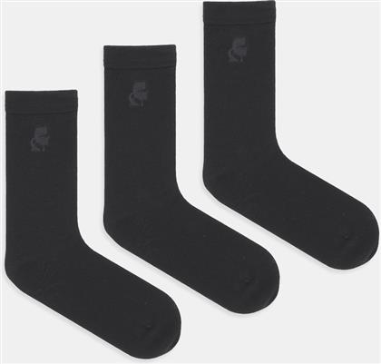 ΚΑΛΤΣΕΣ 3-PACK ΧΡΩΜΑ: ΜΑΥΡΟ, A4M47038 KARL LAGERFELD