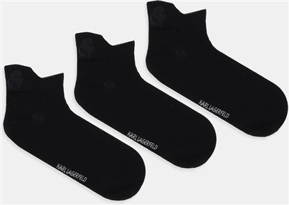 ΚΑΛΤΣΕΣ 3-PACK ΧΡΩΜΑ: ΜΑΥΡΟ, A4M47041 KARL LAGERFELD