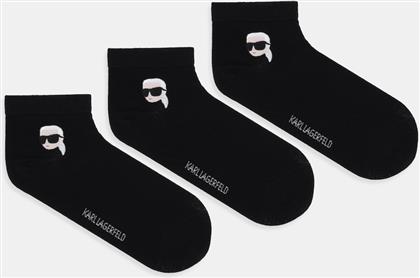 ΚΑΛΤΣΕΣ 3-PACK ΧΡΩΜΑ: ΜΑΥΡΟ, A4M47044 KARL LAGERFELD