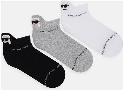 ΚΑΛΤΣΕΣ 3-PACK IKON ΧΡΩΜΑ: ΠΟΛΥΧΡΩΜΟ, A1W47024 KARL LAGERFELD