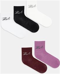 ΚΑΛΤΣΕΣ 5-PACK ΧΡΩΜΑ: ΑΣΠΡΟ, A4W47032 KARL LAGERFELD
