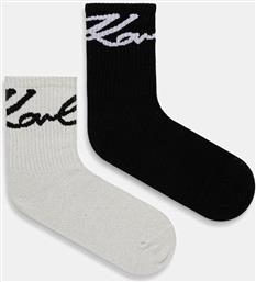 ΚΑΛΤΣΕΣ SIGNATURE LUREX 2-PACK ΧΡΩΜΑ: ΜΑΥΡΟ, A4W47017 KARL LAGERFELD