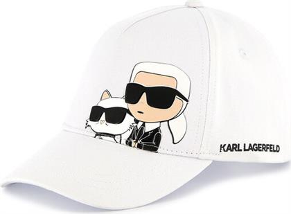 ΚΑΠΕΛΟ JOCKEY Z30393 ΛΕΥΚΟ KARL LAGERFELD από το MODIVO