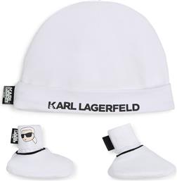 ΣΕΤ ΣΚΟΥΦΟΣ ΚΑΙ ΚΑΛΤΣΕΣ Z30180 ΛΕΥΚΟ KARL LAGERFELD