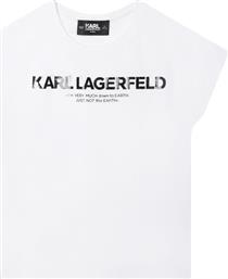 T-SHIRT Z15415 S ΛΕΥΚΟ REGULAR FIT KARL LAGERFELD