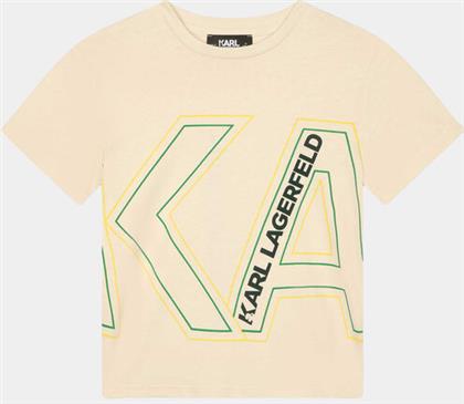 T-SHIRT Z25412 S ΛΕΥΚΟ REGULAR FIT KARL LAGERFELD