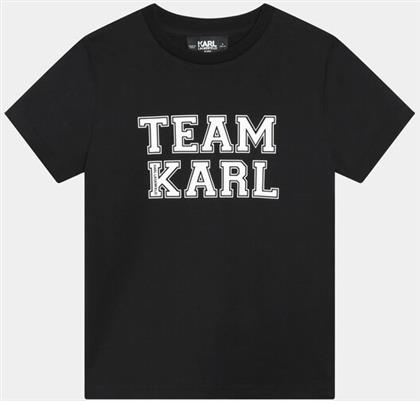 T-SHIRT Z30049 D ΜΑΥΡΟ REGULAR FIT KARL LAGERFELD