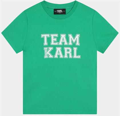 T-SHIRT Z30049 D ΠΡΑΣΙΝΟ REGULAR FIT KARL LAGERFELD