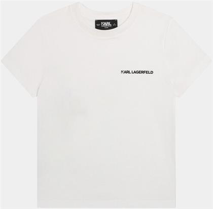 T-SHIRT Z30056 D ΛΕΥΚΟ REGULAR FIT KARL LAGERFELD