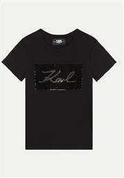 T-SHIRT Z30210 M ΜΑΥΡΟ REGULAR FIT KARL LAGERFELD