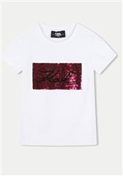 T-SHIRT Z30210 S ΛΕΥΚΟ REGULAR FIT KARL LAGERFELD