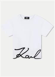 T-SHIRT Z30212 M ΛΕΥΚΟ REGULAR FIT KARL LAGERFELD