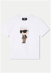 T-SHIRT Z30241 D ΛΕΥΚΟ REGULAR FIT KARL LAGERFELD