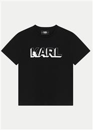 T-SHIRT Z30254 D ΜΑΥΡΟ REGULAR FIT KARL LAGERFELD