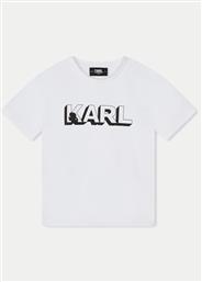 T-SHIRT Z30254 M ΛΕΥΚΟ REGULAR FIT KARL LAGERFELD