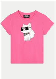 T-SHIRT Z30366 D ΡΟΖ REGULAR FIT KARL LAGERFELD