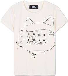 T-SHIRT Z30447 S ΕΚΡΟΥ REGULAR FIT KARL LAGERFELD