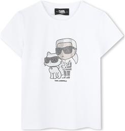 T-SHIRT Z30489 S ΛΕΥΚΟ REGULAR FIT KARL LAGERFELD