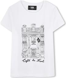 T-SHIRT Z30494 S ΛΕΥΚΟ REGULAR FIT KARL LAGERFELD