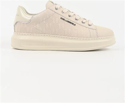 NUBUCK SNEAKERS KAPRI ΧΡΩΜΑ: ΜΠΕΖ, KL52547K KARL LAGERFELD