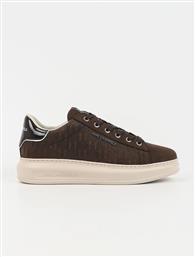 NUBUCK SNEAKERS KAPRI ΧΡΩΜΑ: ΚΑΦΕ, KL52547K KARL LAGERFELD