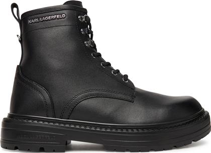 ΟΡΕΙΒΑΤΙΚΑ ΠΑΠΟΥΤΣΙΑ MILES KL10255 ΜΑΥΡΟ KARL LAGERFELD