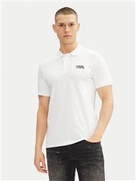 POLO 745088 552235 ΛΕΥΚΟ REGULAR FIT KARL LAGERFELD