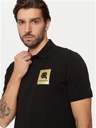 POLO 745460 551235 ΜΑΥΡΟ REGULAR FIT KARL LAGERFELD