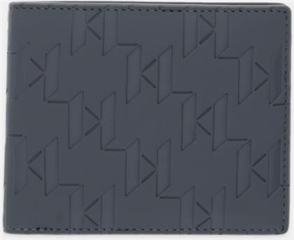 ΠΟΡΤΟΦΟΛΙ K/MONOGRAM ΧΡΩΜΑ: ΓΚΡΙ, A4M32051 KARL LAGERFELD