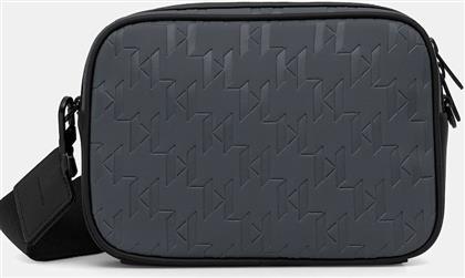 ΣΑΚΙΔΙΟ K/MONOGRAM ΧΡΩΜΑ: ΓΚΡΙ, A4M30197 KARL LAGERFELD