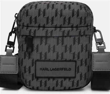 ΣΑΚΚΙΔΙΟ K/MONOGRAM ΧΡΩΜΑ: ΓΚΡΙ, A1M30412 KARL LAGERFELD