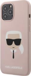 SILICONE CASE HEAD FOR APPLE IPHONE 12 PRO MAX PINK KLHCP12LSLKHLP KARL LAGERFELD