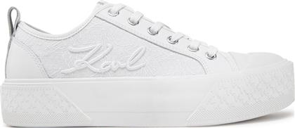 SNEAKERS KAMPUS MAX III KL60611F ΛΕΥΚΟ KARL LAGERFELD