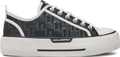 SNEAKERS KAMPUS MAX III KL60615 ΜΑΥΡΟ KARL LAGERFELD