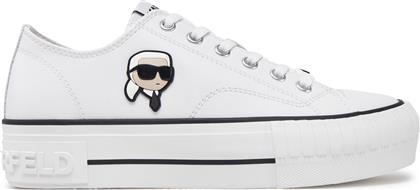 SNEAKERS KAMPUS MAX KL60425T ΛΕΥΚΟ KARL LAGERFELD