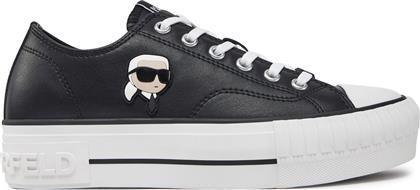 SNEAKERS KAMPUS MAX KL60425T ΜΑΥΡΟ KARL LAGERFELD