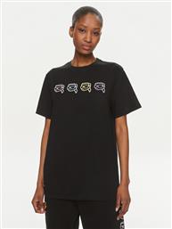 T-SHIRT 241W1702 ΜΑΥΡΟ RELAXED FIT KARL LAGERFELD