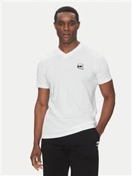 T-SHIRT 755021 552224 ΛΕΥΚΟ REGULAR FIT KARL LAGERFELD