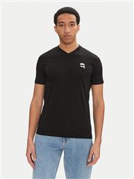 T-SHIRT 755021 552224 ΜΑΥΡΟ REGULAR FIT KARL LAGERFELD