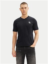 T-SHIRT 755021 552224 ΣΚΟΥΡΟ ΜΠΛΕ REGULAR FIT KARL LAGERFELD